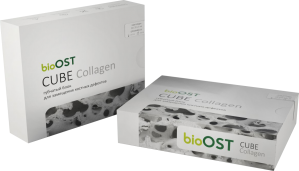 BioOst Блок губчатый CUBE Collagen (20 * 15 * 5 mm)