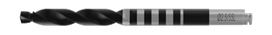 Скуловое двухшаговое спиральное сверло Zygomatic, д.= 3.2/3.6, длина 35-55 мм 