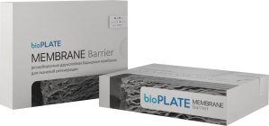 BioPlate Резорбируемая двухслойная барьерная мембрана MEMBRANE barrier (30 * 40 mm)