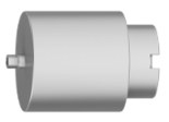 UNP Титановая заготовка для фрезирования абатмента ø15.8мм CAD/CAM UNP-1715